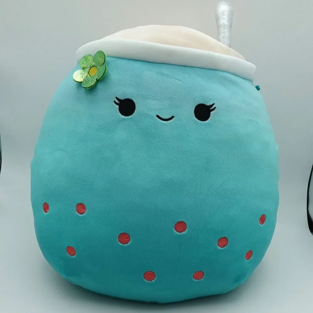 Squishmallows 12” Jakarria The Blue Boba Tea Plush Kellytoy - Picture 1 of 7